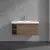 Villeroy & Boch Skyla КОМПЛЕКТ Тумба под раковину, 1 выдвижной ящик, 972 x 436 x 439 mm, Arizona Oak +Skyla Pаковина для установки на тумбу, 1000 x 470 x 165 mm, с переливом, Альпийский белый C79000VH+5A51A501