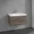 Villeroy & Boch Skyla КОМПЛЕКТ Тумба под раковину, 2 выдвижных ящика, 772 x 596 x 439 mm, Stone Oak +Skyla Pаковина для установки на тумбу, 800 x 460 x 160 mm, с переливом, Альпийский белый C78600RK+5A518001