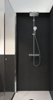 Hansgrohe Crometta E Showerpipe 240 1jet с термостатом, хром 27271000