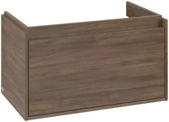 Villeroy & Boch Skyla КОМПЛЕКТ Тумба под раковину, 2 выдвижных ящика, 772 x 596 x 439 mm, Arizona Oak +Skyla Pаковина для установки на тумбу, 800 x 460 x 160 mm, с переливом, Альпийский белый C78600VH+5A518001