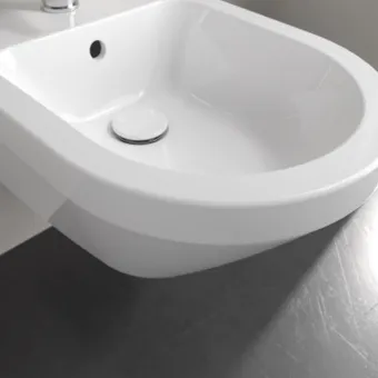 Villeroy & Boch Architectura Биде, настенный, 370 x 530 mm, Альпийский белый 74870001