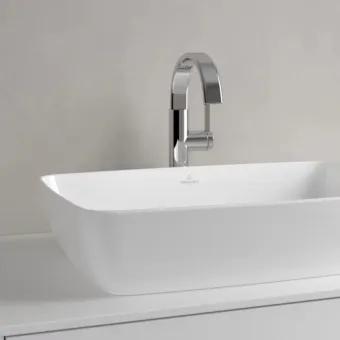 Villeroy & Boch Artis Раковина для установки на столешницу, 580 x 385 x 130 mm, Альпийский белый, без перелива, нешлифованный 41725801