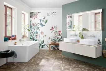 Villeroy & Boch Collaro Раковина для установки на столешницу 4A195, 560 x 360 x 145 mm, Альпийский белый, без перелива, нешлифованный 4A195601