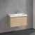 Villeroy & Boch Skyla КОМПЛЕКТ Тумба под раковину, 2 выдвижных ящика, 772 x 596 x 439 mm, Nordic Oak +Skyla Pаковина для установки на тумбу, 800 x 460 x 160 mm, с переливом, Альпийский белый C78600VJ+5A518001