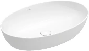 Villeroy & Boch Artis Раковина для установки на столешницу, 610 x 410 x 130 mm, Альпийский белый, без перелива, нешлифованный 41986101