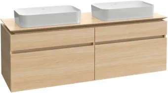 Villeroy & Boch Finion Раковина для установки на столешницу, 600 x 350 x 115 mm, без перелива, Альпийский белый CeramicPlus 414361R1