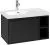 Villeroy & Boch Skyla КОМПЛЕКТ Тумба под раковину, 1 выдвижной ящик, 772 x 436 x 439 mm,Volcano Black + Skyla Pаковина для установки на тумбу крыло справа, 800 x 460 x 160 mm, с переливом, Альпийский белый C78800VL+5A52L101 Villeroy & Boch Skyla КОМПЛЕКТ Тумба под раковину, 1 выдвижной ящик, 772 x 436 x 439 mm,Volcano Black + Skyla Pаковина для установки на тумбу крыло справа, 800 x 460 x 160 mm, с переливом, Альпийский белый C78800VL+5A52L101