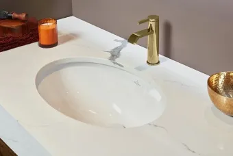 Villeroy & Boch Evana Раковина для установки под столешницу, 500 x 350 x 200 mm, Альпийский белый, с переливом 61470001