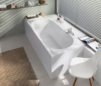 Villeroy & Boch O.novo ванна, 1800x800mm , Акрил Альпийский белый UBA180CAS2V-01