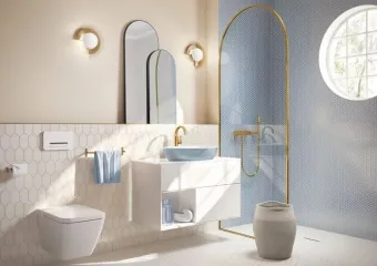 Villeroy & Boch Finion Унитаз с открытым смывным краем, настенный, смыв DirectFlush, Альпийский белый CeramicPlus, без сиденья 4664R0R1