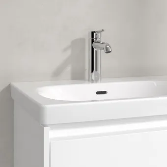 Villeroy & Boch Skyla Pаковина для установки на тумбу крыло справа, 800 x 460 x 160 mm, с переливом, Альпийский белый 5A52L101