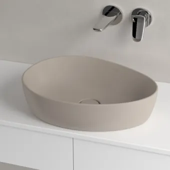 Villeroy & Boch Antao Раковина для установки на столешницу, 510 x 400 x 146 mm, Almond CeramicPlus, без перелива 4A7351AM