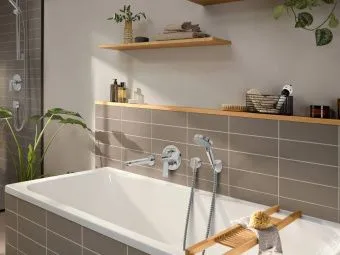 Hansgrohe, Rebris E, Смеситель для ванны, однорычажный, скрытого монтажа, 7246800