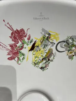 Villeroy & Boch Loop & Friends Раковина для установки на столешницу Gesa Hansen, 430 x 430 x 160 mm, Альпийский белый, без перелива, нешлифованный 514401SF