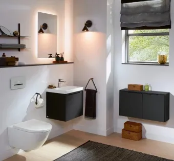 Villeroy & Boch Subway 3.0 Сиденье с крышкой для унитаза, с функцией автоматического опускания (SoftClosing), со снимаемым сиденьем (QuickRelease), 8M42S101