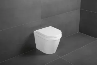 Villeroy & Boch Architectura Сиденье с крышкой для унитаза, с функцией автоматического опускания (SoftClosing), со снимаемым сиденьем (QuickRelease), Альпийский белый 98M9C101
