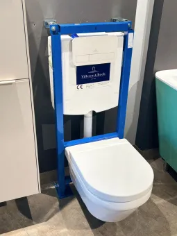 Villeroy & Boch Комплект 3 в 1 Унитаз с сиденьем+Инсталляционная система+Клавиша смыва 568СDR01