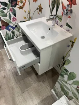 Gustavsberg Scandinavic КОМПЛЕКТ Тумба под раковину, 2 выдвижных ящика, 600 x 470 mm, Белый матовый + Pаковина для установки на тумбу GB71CCVU60MS00+4A366001