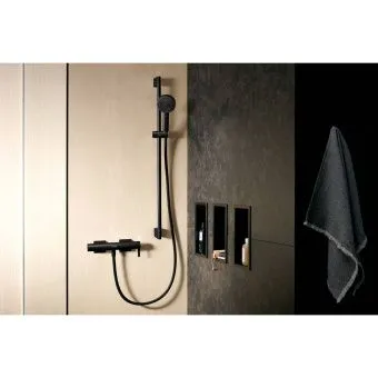Hansgrohe Tecturis E Однорычажный смеситель для душа наружного монтажа, матовый черный, 73620670