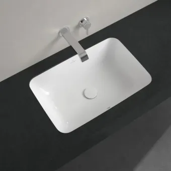 Villeroy & Boch Architectura Раковина для установки под столешницу, внутренний размер 570 x 370 x 125 mm, Альпийский белый, с переливом 5A776001