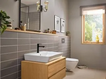 Hansgrohe Rebris E Смеситель для раковины 110, однорычажный, со сливным гарнитуром, матовый черный 72557670