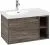 Villeroy & Boch Skyla КОМПЛЕКТ Тумба под раковину, 1 выдвижной ящик, 772 x 436 x 439 mm,Stone Oak + Skyla Pаковина для установки на тумбу крыло справа, 800 x 460 x 160 mm, с переливом, Альпийский белый C78800RK+5A52L101