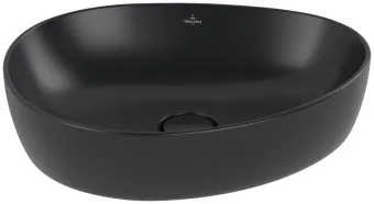 Villeroy & Boch Antao Раковина для установки на столешницу, 510 x 400 x 146 mm, Pure Black CeramicPlus, без перелива 4A7351R7