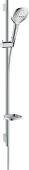 Hansgrohe Raindance Select E Душевой набор 120 3jet со штангой 90 см и мыльницей, хром 26621000