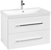 Villeroy & Boch Avento Тумба под раковину, 2 выдвижных ящика, 780 x 514 x 484 mm, Белое стекло A89100B4