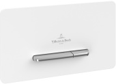 Villeroy & Boch Kлавиша смыва Supreo (только для инсталляции Supreo), Смыв с 2 объемами, Белое Стекло V99442RE