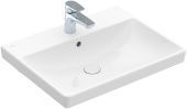 Villeroy & Boch Avento Pаковина для установки на тумбу, 600x470x180mm, Альпийский белый, с переливом, нешлифованный 41586001