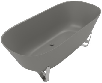 Villeroy & Boch Antheus Ванна Duo, 1750 x 800 mm, Grey UBQ175ANH7F400V-3S