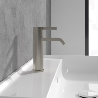 Villeroy & Boch Dawn Смеситель для раковины, Brushed Nickel TVW10610315264