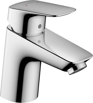 Hansgrohe Logis Смеситель для раковины 70, однорычажный, со сливным гарнитуром, хром 71070000