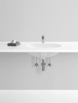 Villeroy & Boch O.novo Раковина для установки под столешницу, 650 x 400 x 208 mm, Альпийский белый CeramicPlus, с переливом, нешлифованный 416260R1