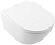 Villeroy & Boch Subway 3.0 Унитаз с открытым смывным краем, настенный, смыв TwistFlush, Stone White (Белый матовый) CeramicPlus 4670T0RW