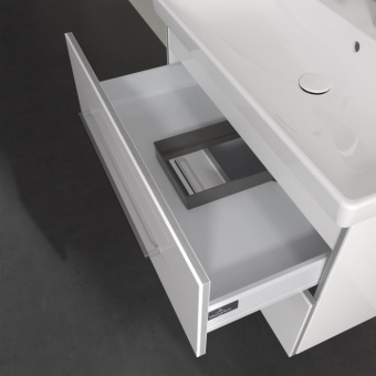 Villeroy & Boch Avento Тумба под раковину, 2 выдвижных ящика, 780 x 514 x 484 mm, Белое стекло A89100B4