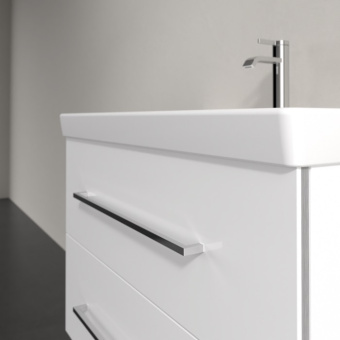 Villeroy & Boch Avento Тумба под раковину, 2 выдвижных ящика, 780 x 514 x 484 mm, Белое стекло A89100B4