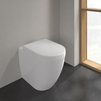 Villeroy & Boch Subway 2.0 Приставной унитаз, настенный, смыв DirectFlush, Альпийский белый 5602R001