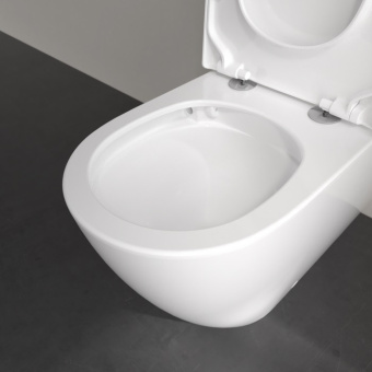 Villeroy & Boch Subway 3.0 Чаша напольного унитаза,с открытым смывным краем, с TwistFlush белый 4672T001