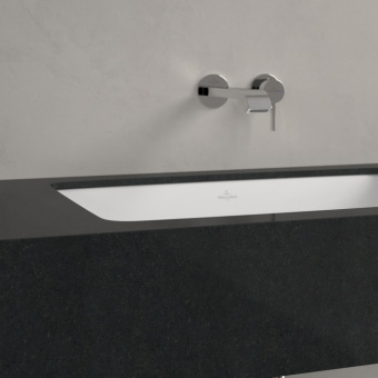 Villeroy & Boch Loop & Friends Раковина для установки под столешницу, внутренний размер 615 x 380 x 140 mm, Альпийский белый, без перелива, наружная сторона покрыта глазурью 4A580101