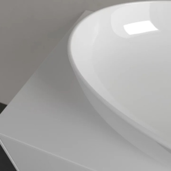Villeroy & Boch Artis Раковина для установки на столешницу, 610 x 410 x 130 mm, Альпийский белый, без перелива, нешлифованный 41986101
