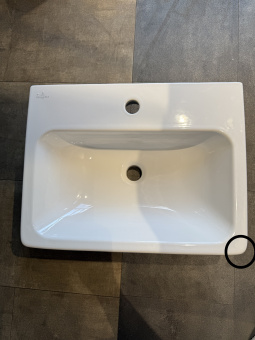 Villeroy & Boch  Architectura Pаковина, 550 x 420 x 165 mm, Альпийский белый CeramicPlus, без перелива 4A87MLR1 НОМЕР 23 Уценка