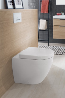 Villeroy & Boch Subway 2.0 Приставной унитаз, настенный, смыв DirectFlush, Альпийский белый 5602R001