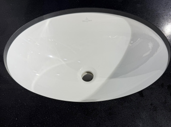 Villeroy & Boch Loop & Friends Раковина для установки под столешницу, внутренний размер 485 x 325 mm, Альпийский белый, с переливом, нешлифованный 61612101