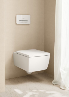 Villeroy & Boch Memento 2.0 Сиденье с крышкой для унитаза, с функцией автоматического опускания (SoftClosing), со снимаемым сиденьем (QuickRelease), Альпийский белый 8M24S101