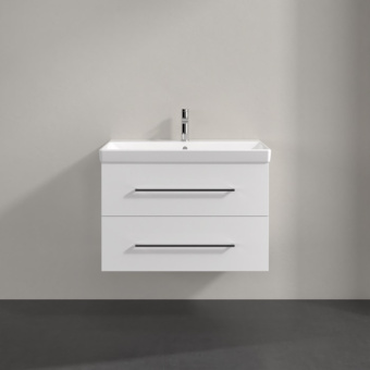 Villeroy & Boch Avento Тумба под раковину, 2 выдвижных ящика, 780 x 514 x 484 mm, Белое стекло A89100B4