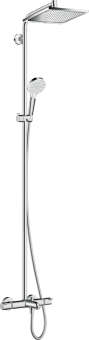 Hansgrohe Crometta E Showerpipe 240 1jet с термостатом для ванны, хром 27298000