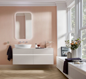 Villeroy & Boch Artis Раковина для установки на столешницу, 610 x 410 x 130 mm, Альпийский белый CeramicPlus, без перелива, нешлифованный 419861R1